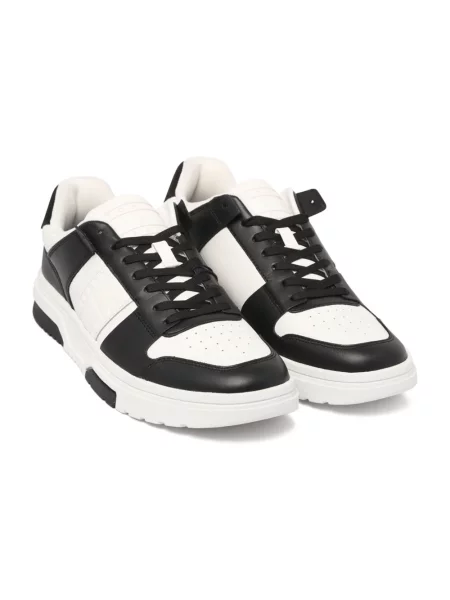 Wielobarwność trampki Tommy Jeans retro czarne