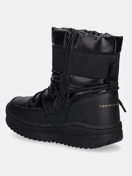 Tommy Hilfiger gyerek téli csizma fekete