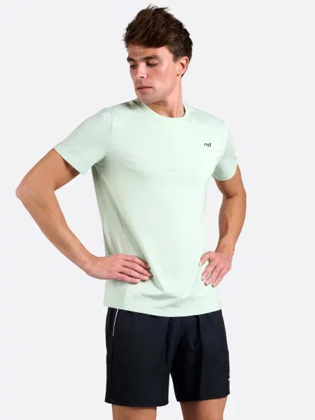 Nordicdots Tricou funcțional Bamboo Tee Light Blue verde deschis albastru
