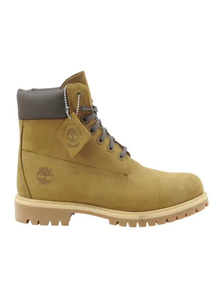 Botki Timberland skórzane brązowe