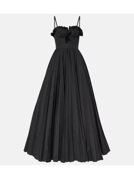 Plisirana haljina Giambattista Valli crna