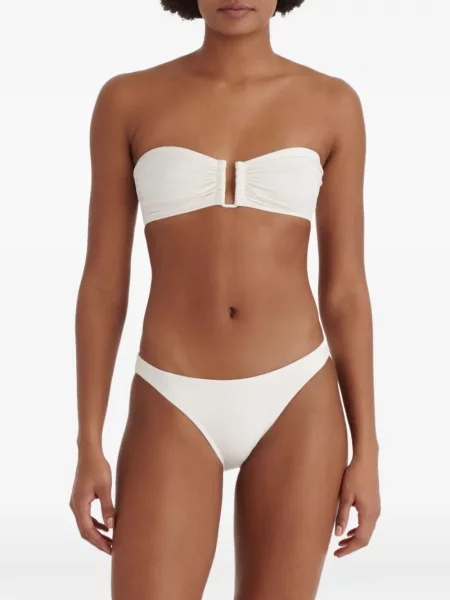 Bikini Eres cu volane alb