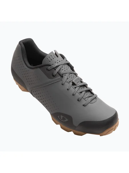 Kerékpáros cipő MTB férfie Giro Privateer Lace dark shadow gum. Méret: 45 EU zöld
