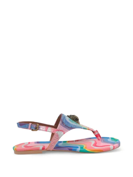 Nyitott sarkú szandál Kurt Geiger London rózsaszín