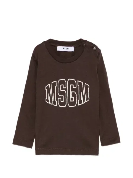 Koszulka dziecięca Msgm brązowa