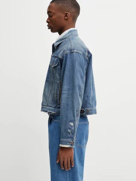 BEAMS jachetă scurtă denim bărbătească