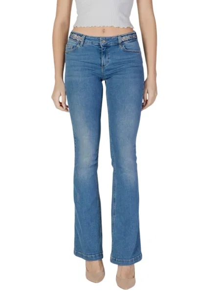 Jeansy dzwony Liu Jo dzwony białe