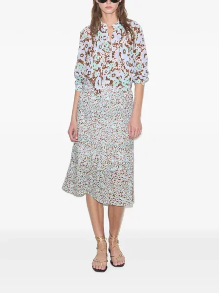 Bluză Tory Burch cu funde albastru