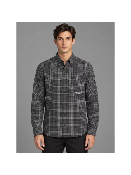 Cămașă Armani Exchange gri