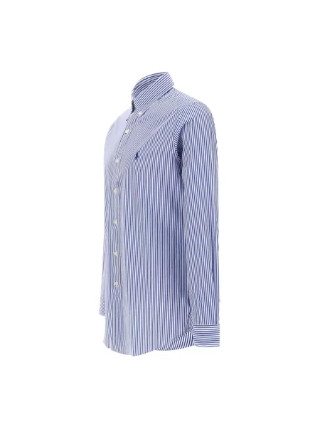 Koszula Ralph Lauren ze stretchu niebieska