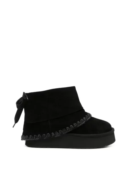 Botine Mou cu funde negru