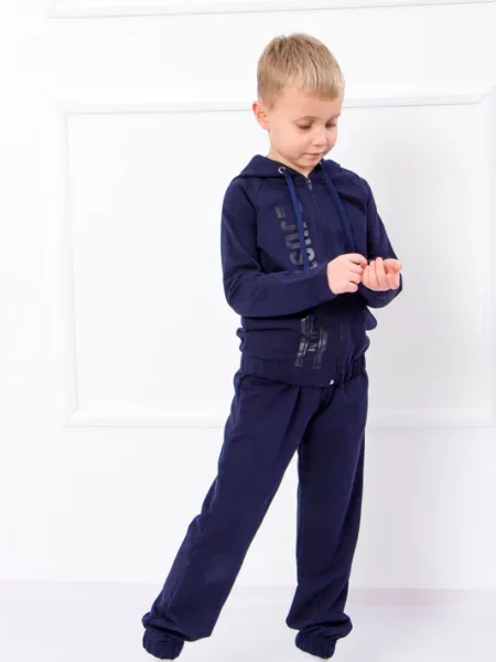 Дитячий Спортивний костюм Носи своє бавовна/поліестер синій