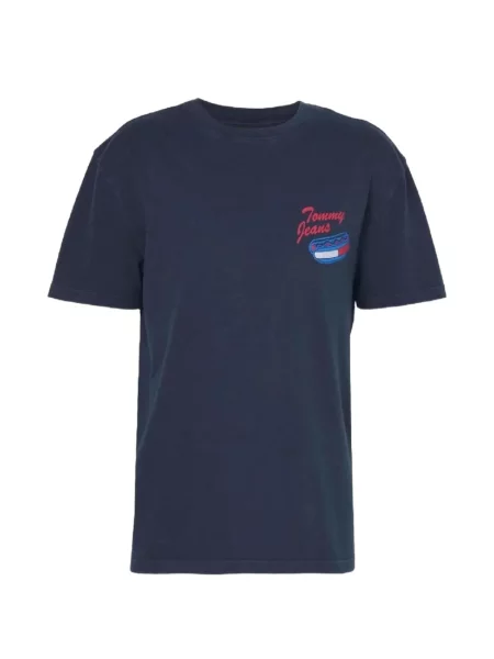 Μπλούζα Tommy Jeans με σχέδιο μπλε