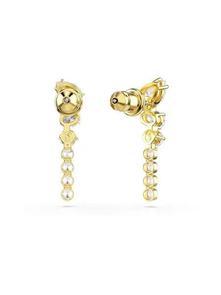 Swarovski kolczyki pozłacane z cyrkonią MESMERA żółte