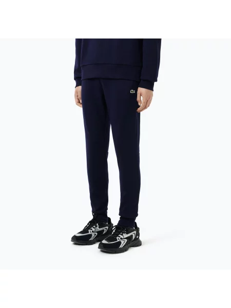 Lacoste spodnie dresowe gładkie czarny