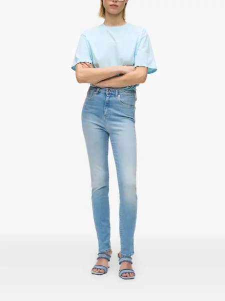 Džíny Karl Lagerfeld Jeans s 5 kapsami modré