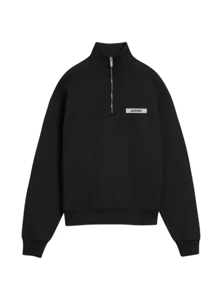 Pulover Jacquemus cu autograf negru