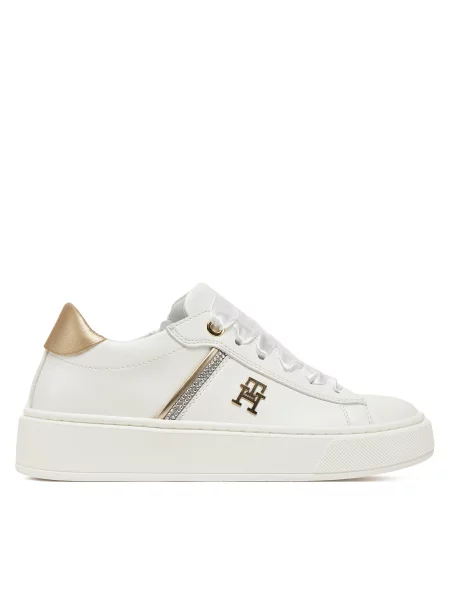 Tommy Hilfiger Laisvalaikio batai Low Cut Lace UP balta