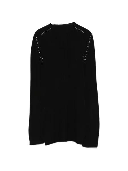 Pulover Yohji Yamamoto cu nervuri negru