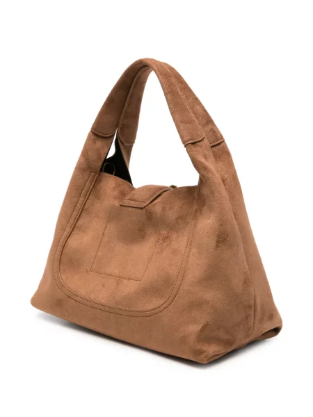 Shopper kabelka Just Cavalli hnedá