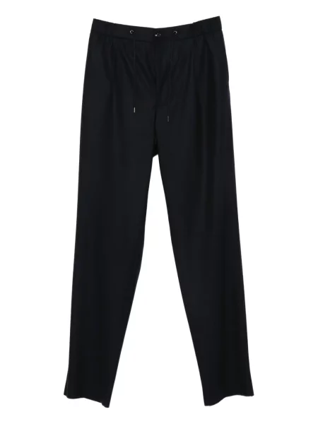 Pantaloni Giorgio Armani plisate albastru