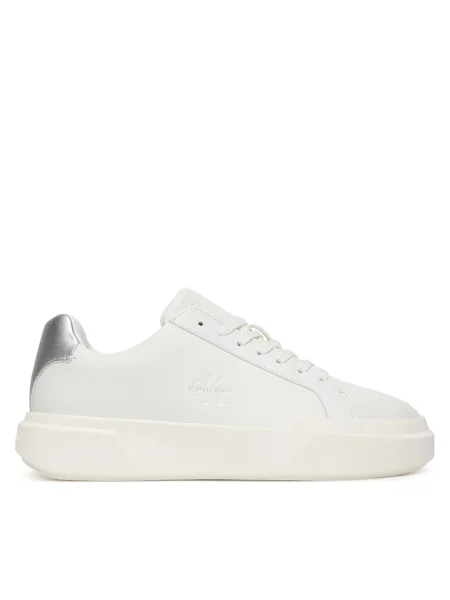 Sportcipők Calvin Klein Chunky Cupsole Lace Up Lth Met fehér