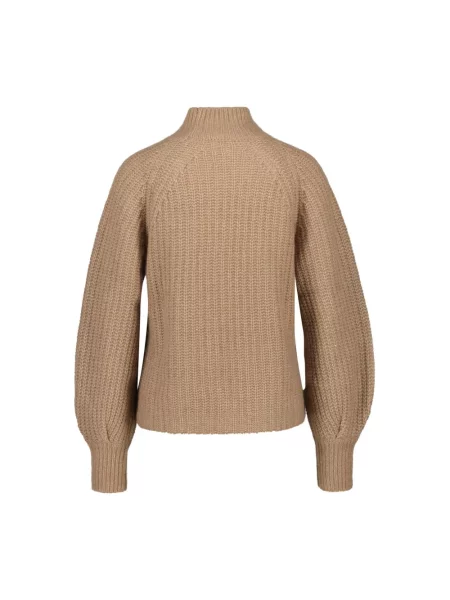 Sweter Hemisphere brązowy
