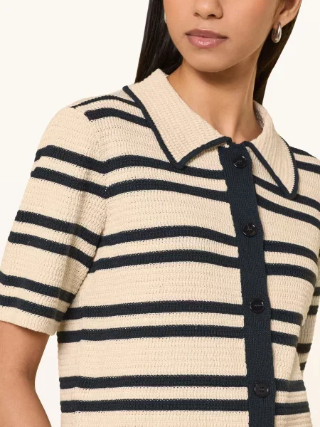 Opus Bluzka Z Dzianiny Dertiny weiss