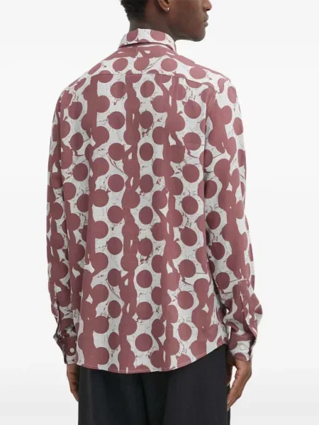 Риза Tiger Of Sweden с принт с абстрактен десен бяло