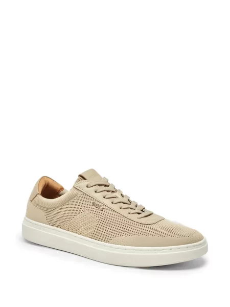 Sneakerși Boss cu șireturi din dantelă