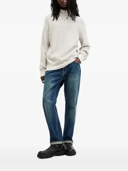 Pulover Allsaints de jumătate de fermoar