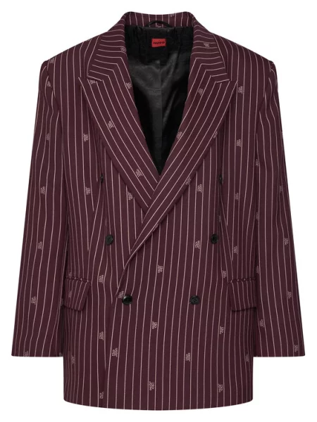 HUGO Blazer Antegi burgund / off-bela bela