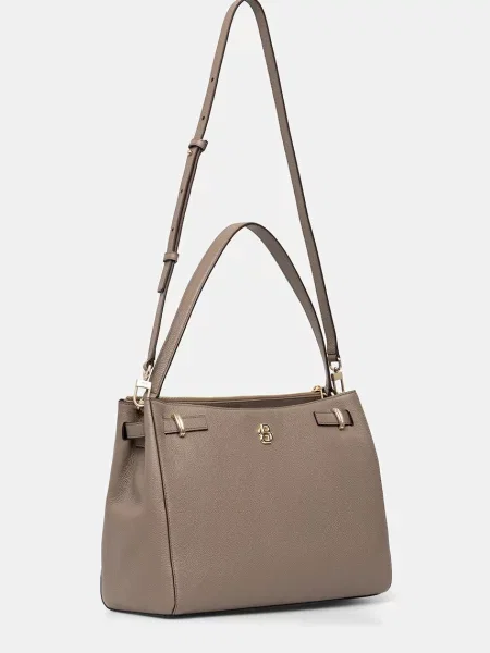 Кожаная сумка Boss коричневая