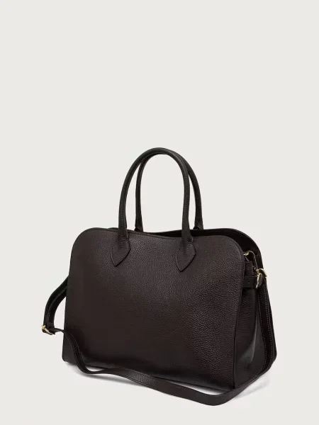 Bőr shopper táska Answear.lab barna