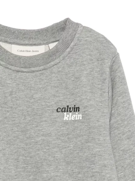 Hanorac copii Calvin Klein gri