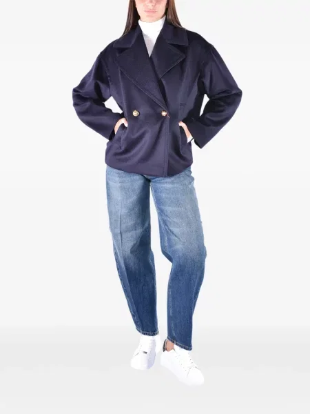 Kabát Max Mara modrá