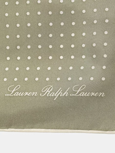 Fular Lauren Ralph Lauren de mătase verde