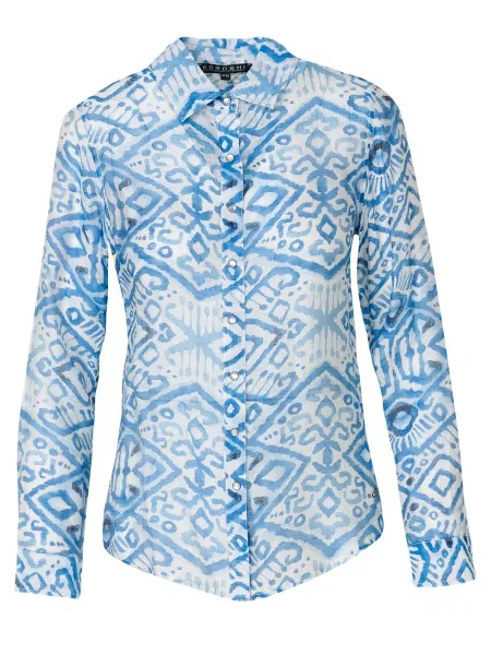 KOROSHI Bluză / pastel albastru