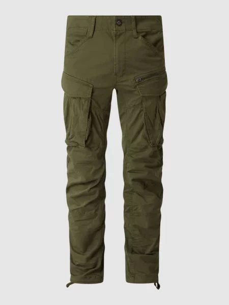 Spodnie cargo o kroju regular tapered fit z kieszenią zapinaną na błyskawiczny G-star Raw