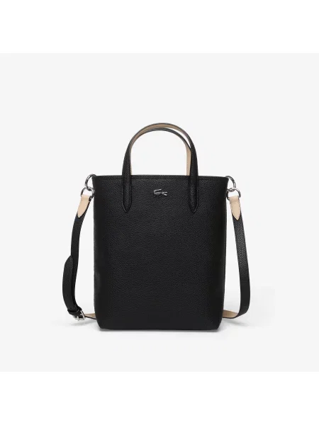 Чанта Lacoste Zipped Verti Shopping Bag Noir Krema Universal
