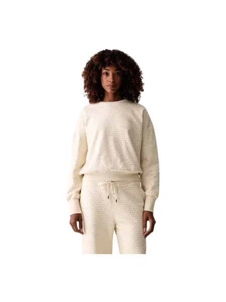 Bluza Pinko z dżetami beżowa