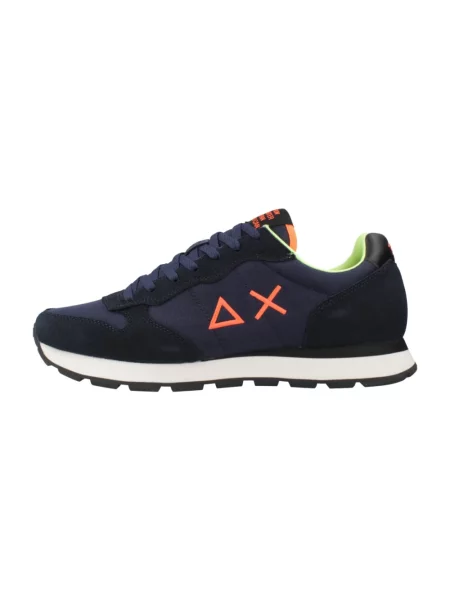 Sneakersy Sun68 zamszowe niebieskie