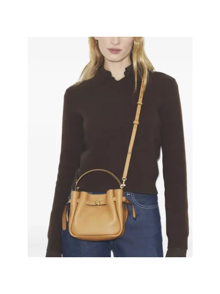Kapelusz Tory Burch brązowy