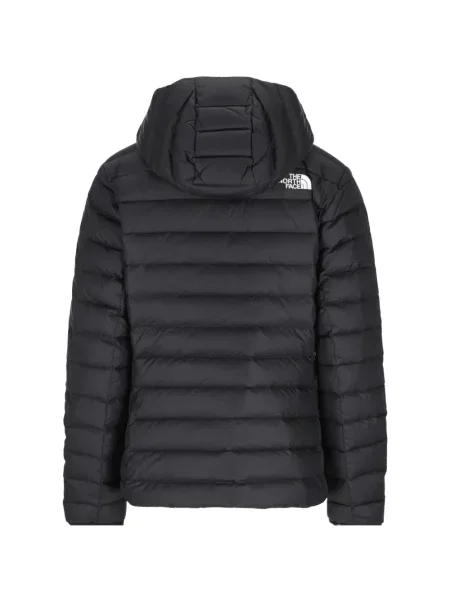 Klasická péřová bunda The North Face s kapucí černá
