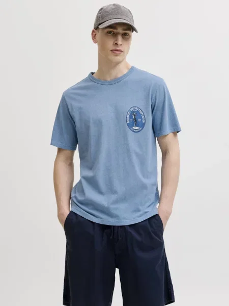 Jack & Jones Koszulka Mężczyźni S niebieski