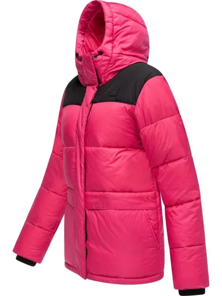 Ragwear Téli dzseki Wikesh magenta fekete
