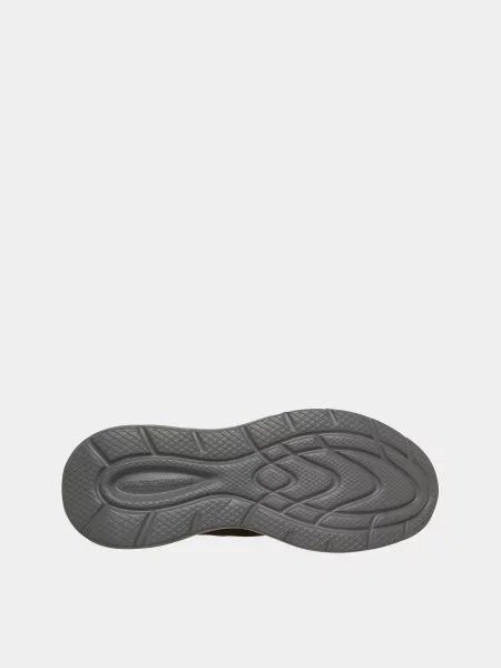 Кожаные повседневные кроссовки Skechers черные