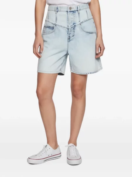 Pantaloni scurți din denim Isabel Marant albastru