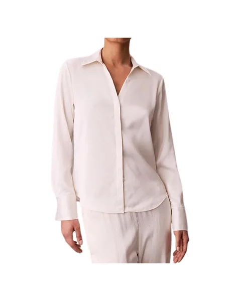 Calvin Klein Bluzki i koszule Kobieta Biały XS Calvin Klein Shirts beżowa