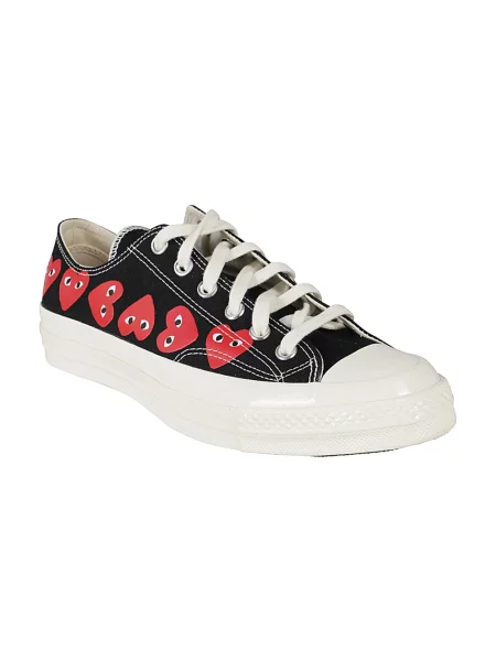 Sneakersy Comme Des Garcons Play w serca czarne